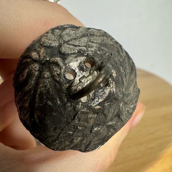 Vintage Glass Salt and Pepper Hanging Grapes Silver Made in Japan A Price Import - Picture 6 of 9